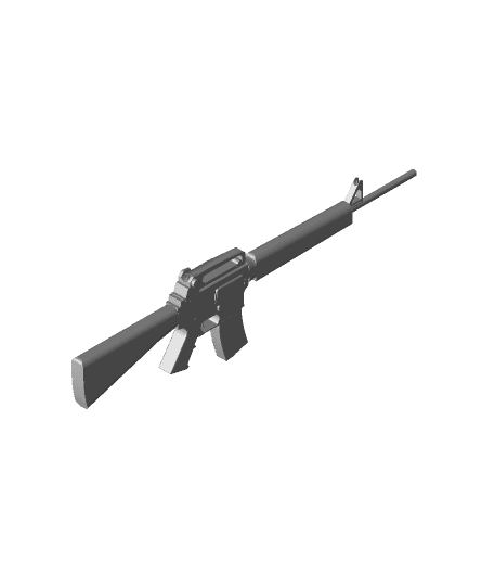 M16A4 model 3d model
