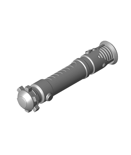 Obi-Wan's Dual Extrusion Lightsaber by 3dprintingworld full viewable 3d model