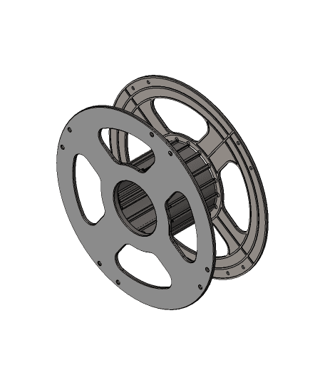 Fusion Filaments Refill Spool AMS Remix 2 3d model