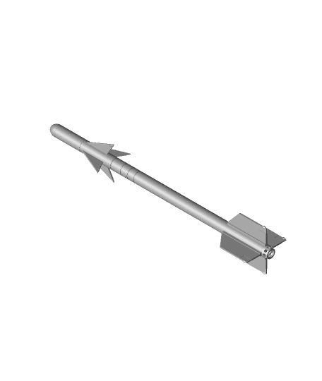 AIM-9B Sidewinder.STL 3d model
