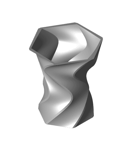 Fast Hexagonal Vase-Container - can Print in Vase Mode 3d model