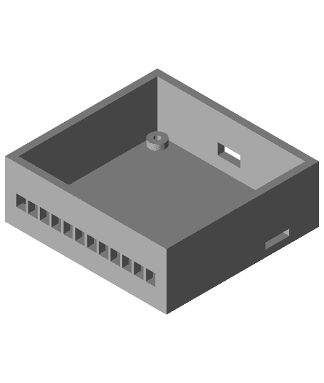 Quad Relay Enclosure 3d model