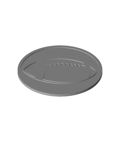 American Football Coaster 🏈🍺 3d model