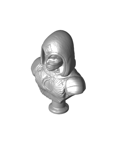 moon knight bust v2  by db17creations full viewable 3d model