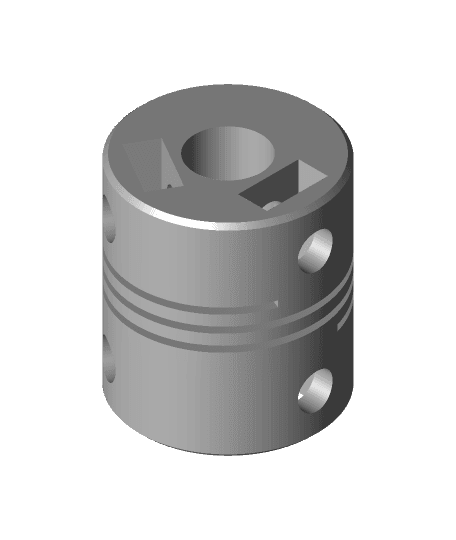 Flexible coupling for Anycubic i3 mega z-axis 3d model
