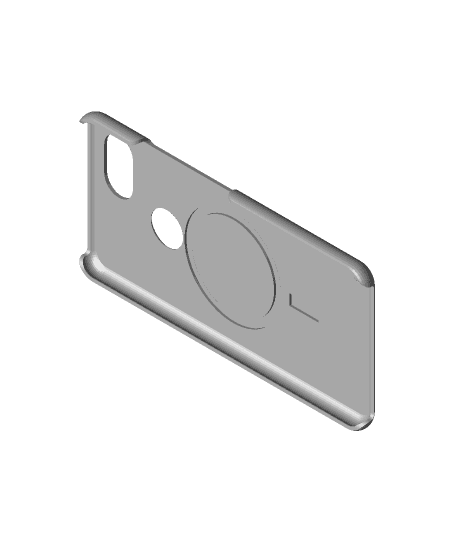 Google_Pixel_3_XL case with Apple Magsafe 3d model