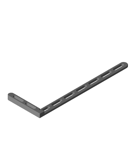 Smaller GPU Support Bracket with FreeCAD Project Source 3d model