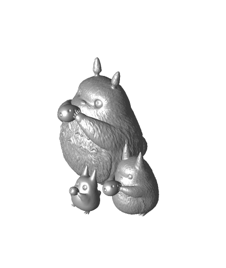 Totoro Family(My Neighbor Totoro) 3d model