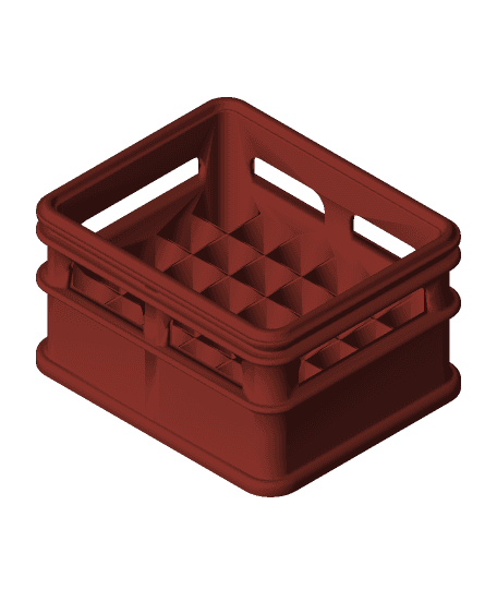 Stackable AAA Beer Crate 3d model