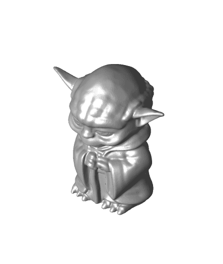 Mini Yoda by itech3dp full viewable 3d model