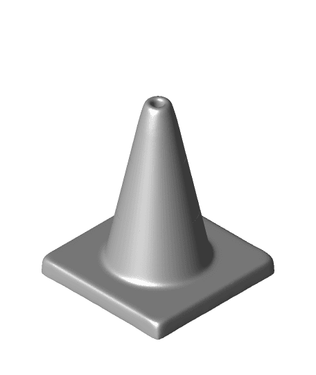 Dual-Extrusion Traffic Cone [2 PCS] 3d model