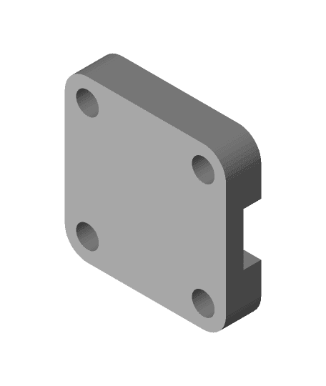 Rail Clamp for bottle cutter  by mjf55 full viewable 3d model