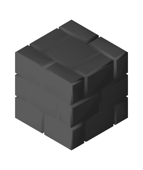 Brick Block Bock Bobblehead by 3DPrinty full viewable 3d model