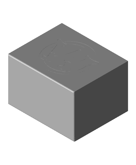 Commander Deck Box w/ Lock Double Sleeve Version 3d model
