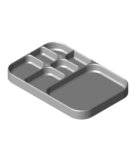 Separated tool bit tray by Oddity3d full viewable 3d model