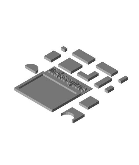 Useless Square Puzzle (Easy) 3d model