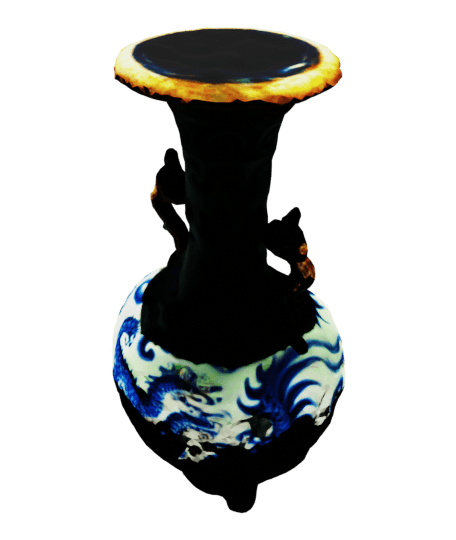 Vase White and Blue.glb 3d model
