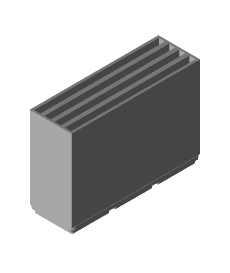 Gridfinity Infini Cutting Board  Set Holder 1x3 3d model