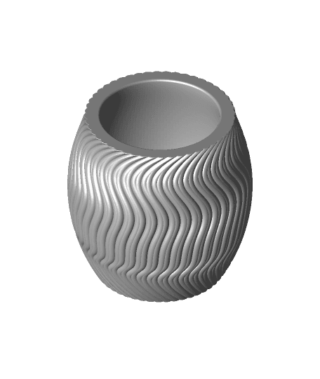 Wavey Vase 3d model