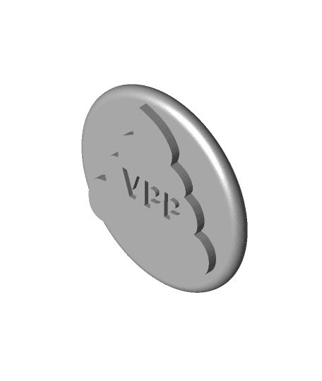 Virtue Player Points Cryptocurrency Coin (VPP) 3d model
