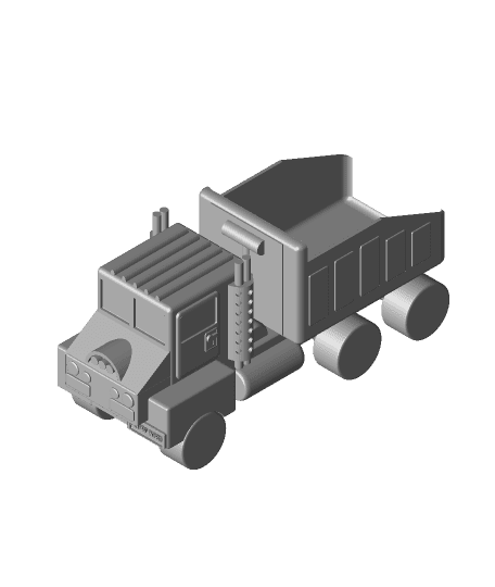 FHW: Mr. Slowpoke XL Toy dump Truck 3d model