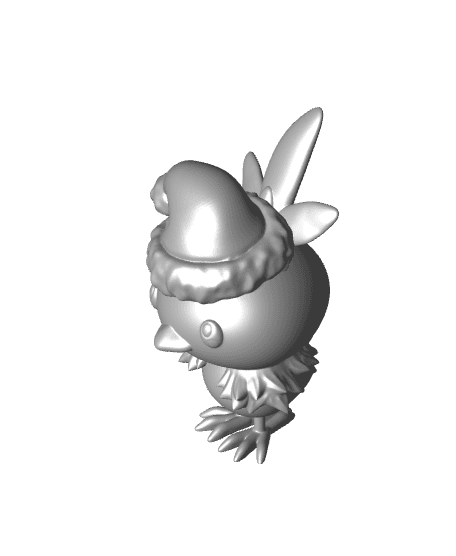 Torchic Xmas - Pokemon - Fan Art 3d model