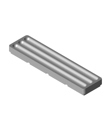 Gridfinity low profile pencil holder 3d model