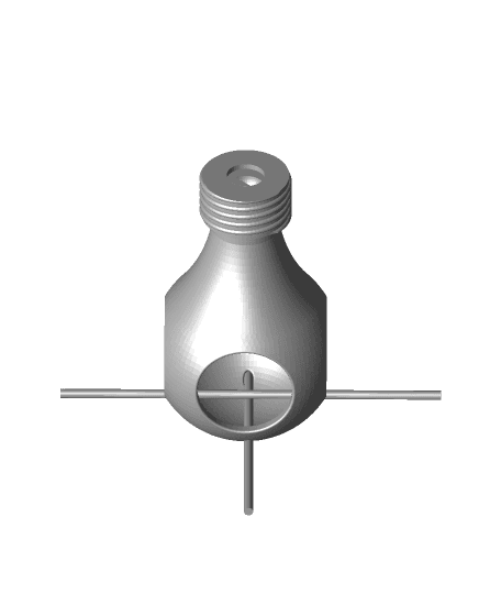 Lamp Bird Feeder 3d model