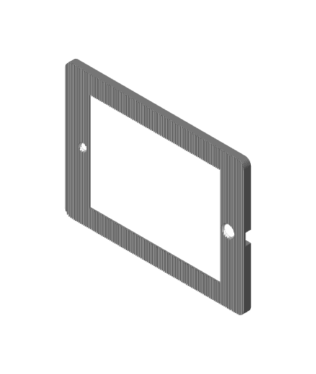 iPad mini wall mount photo frame 3d model