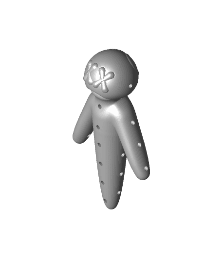 Vodoo Doll Double Sided 3d model