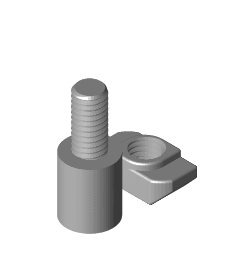 3030 hammer nuts and bolts 3d model
