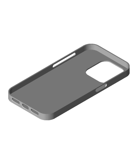 iphone 14 pro full back case by yurokos full viewable 3d model