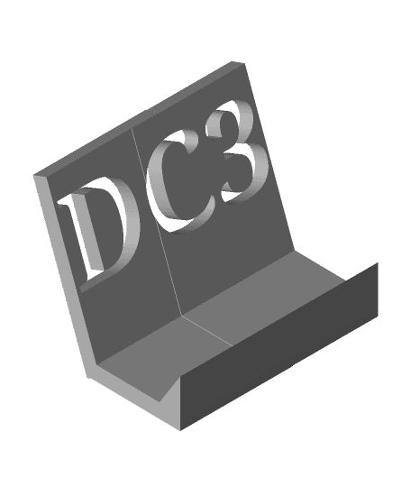phone stand for DC3 (2).stl 3d model