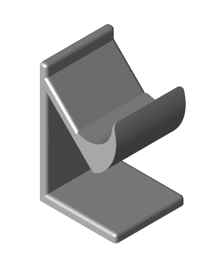 Switch pro controller stand (no Support) by Oddity3d full viewable 3d model