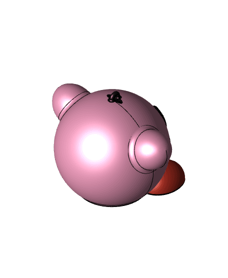 Kirby_Ornament_V1.3mf 3d model