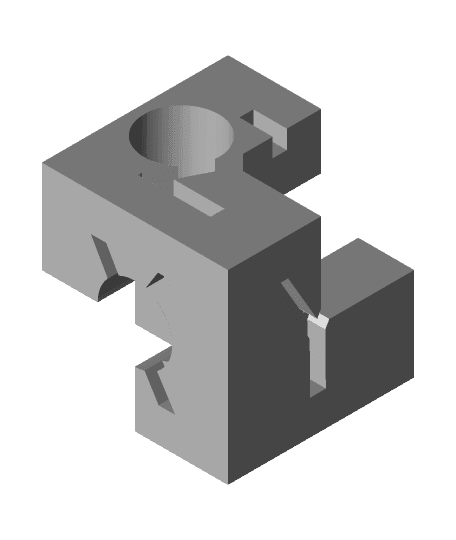 Calibration Cube (DUAL EXTRUDER) 3d model