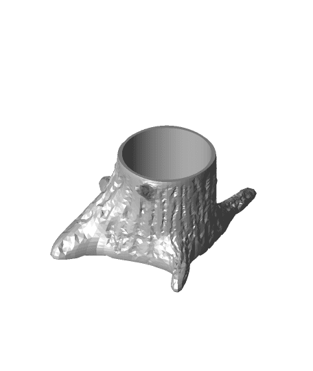 Maple Stump Planter or Container 3d model