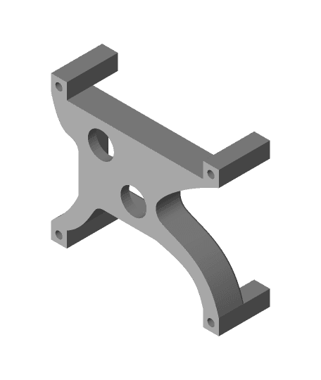 Pi 4 water cooler mount v1.3.1.stl by ihally full viewable 3d model