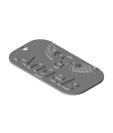 Angels Keychain.stl 3d model