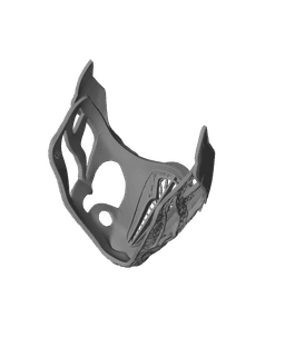 Sub-Zero's Mask - Mortal Kombat 3d model
