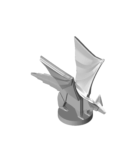 Origami Dragon 3d model