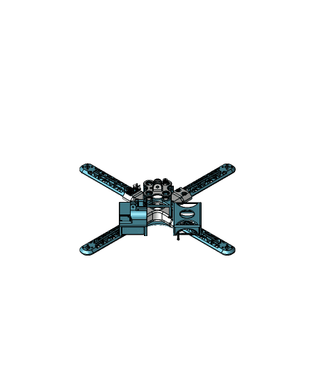CornishCo. 365mm Quadcopter_Drone_Complete File_STEP 3d model