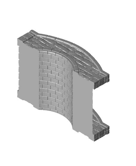 Modern Marvels - Stone Foot Bridge 3d model