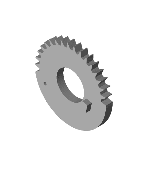 Chicago Electric Miter Saw Guard Gear 3d model