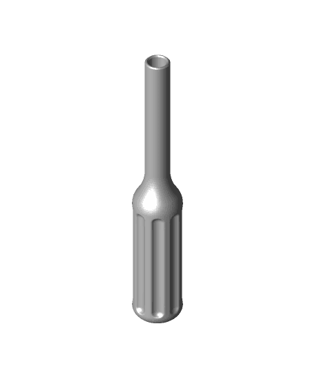 5mm nut driver handle (using nut driver from new PC build fixings) 3d model