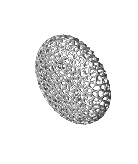 Voronoi Soap Dish 120mm by EvilGed full viewable 3d model