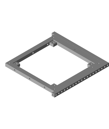 Modular case: motherboard (Parts #1-9) 3d model