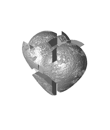 Valentine’s Heart Puzzle by DaveMakesStuff full viewable 3d model