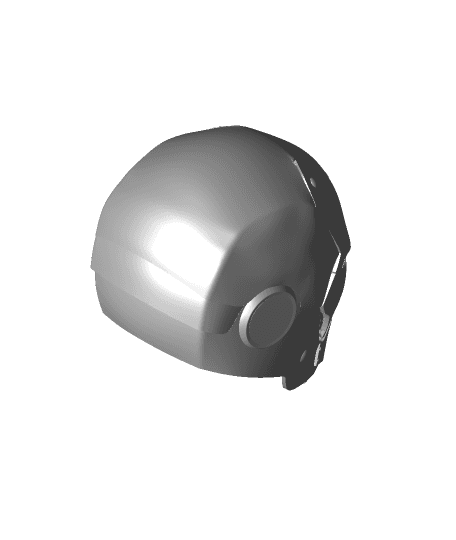 Mark 2 Iron Man Helmet by elialexhawkins full viewable 3d model