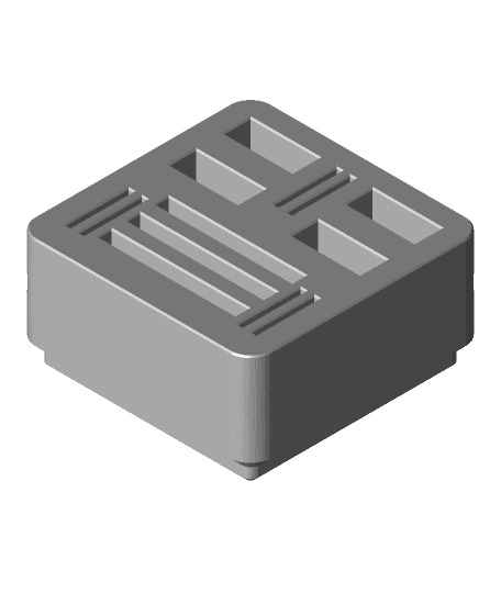 Gridfinity USB/SD holder 3d model